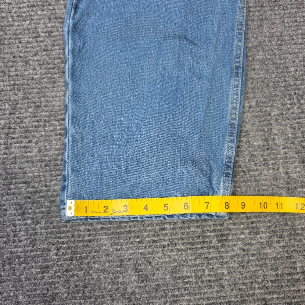 Levi's 550 Relaxed Fit Jeans Men's Size 42x32 Blue Medium Wash Tapered Leg Denim